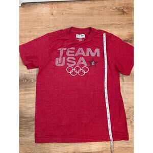Red Team USA Olympic Youth Tshirt size L 10-12 Team Apparel